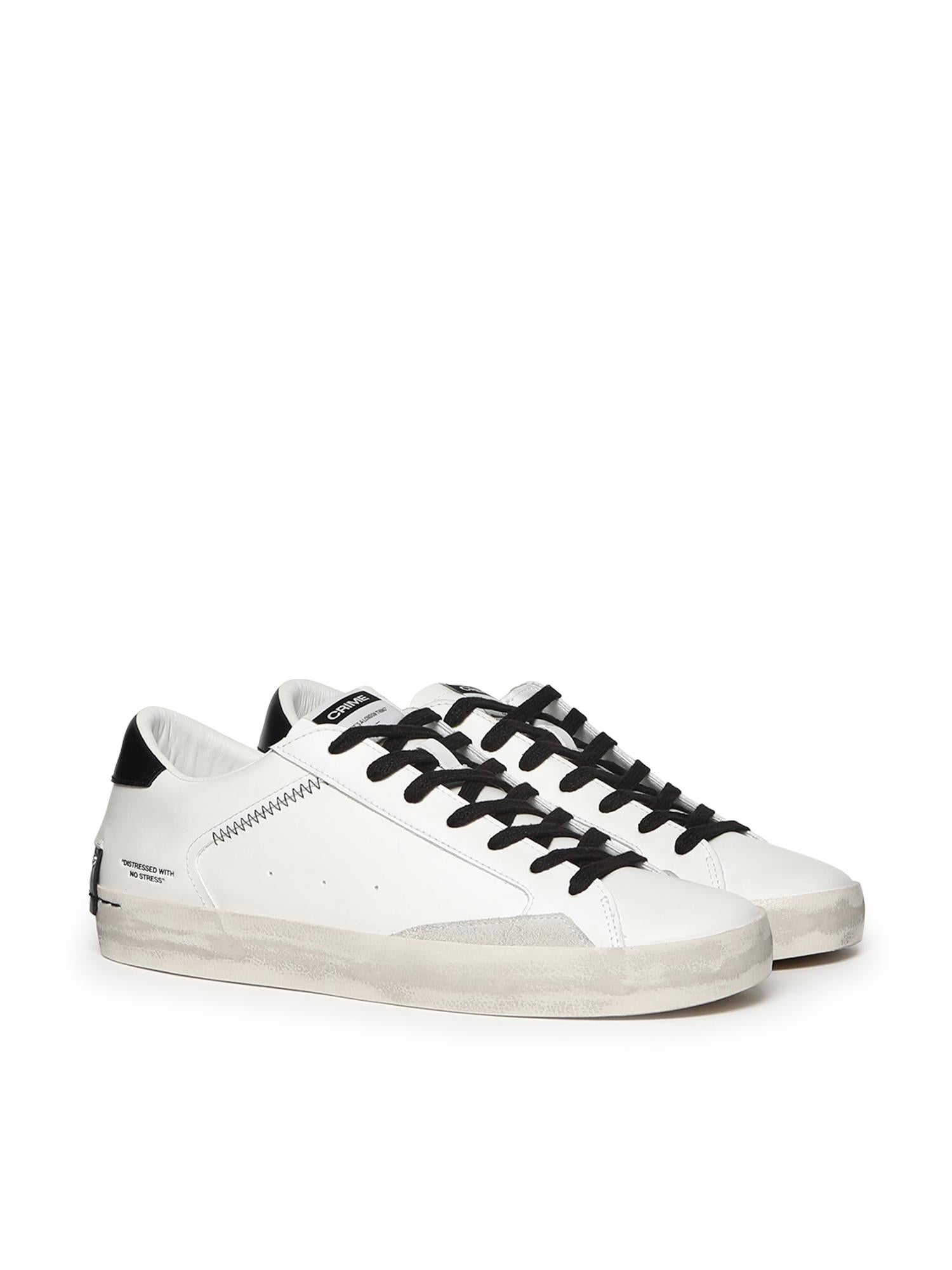Sneakers Distressed 16001PP5 WHITE CRIME LONDON 