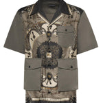 Camicia in seta con stampa G5OH4T HI12EHJ5XB DOLCE & GABBANA 