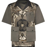 Camicia in seta con stampa G5OH4T HI12EHJ5XB DOLCE & GABBANA 