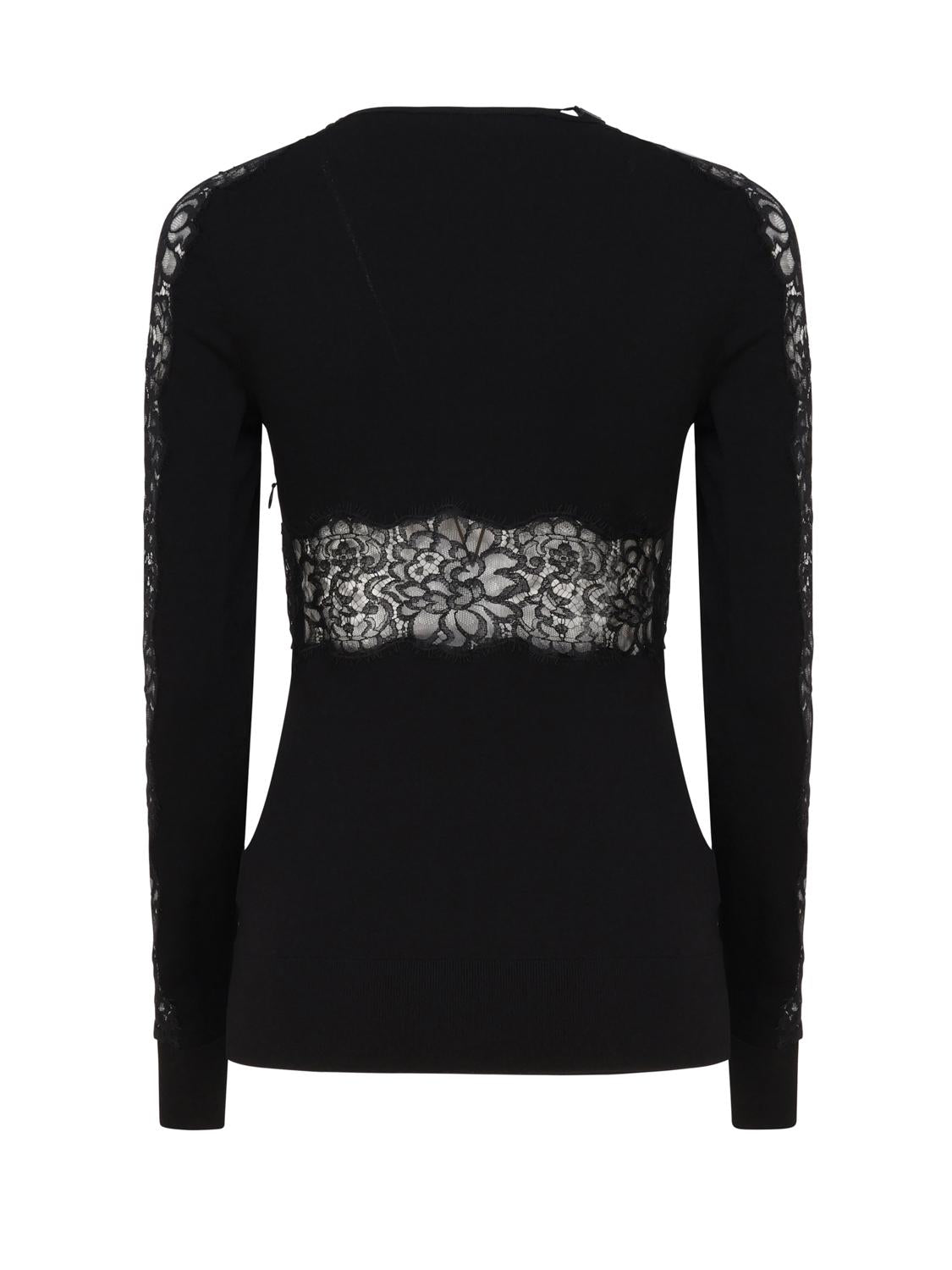 Pullover  in maglia di misto viscosa FXX19T JFMAXN0000 DOLCE & GABBANA 