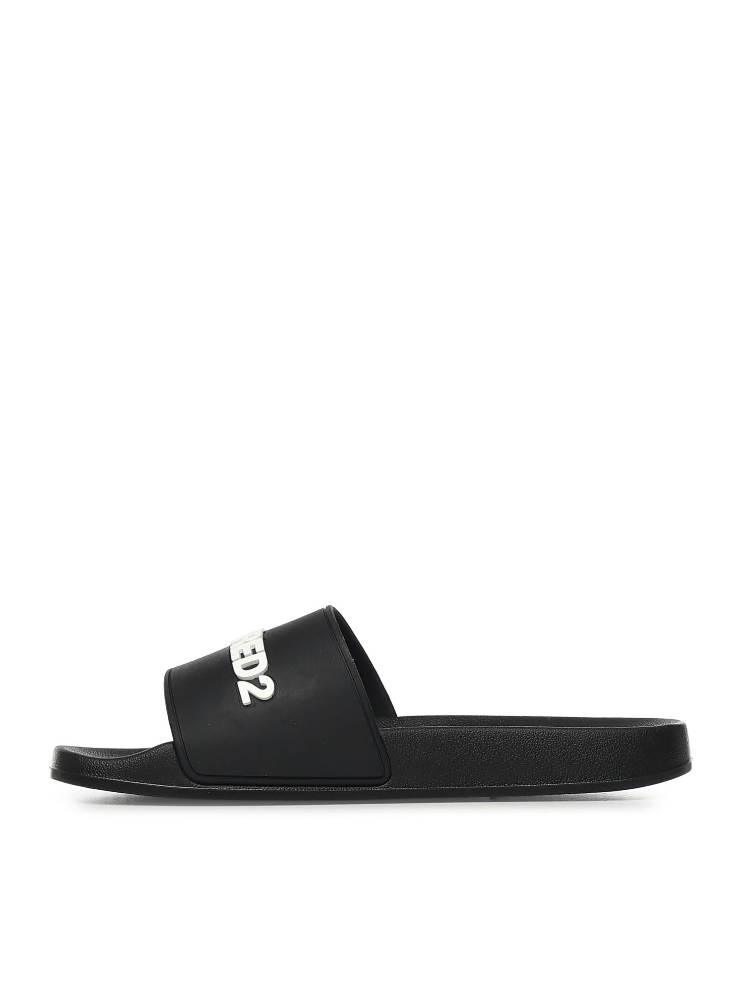 Slides con logo FSM0085 2124 DSQUARED2 