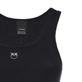 Canotta con logo Love Birds 100807 A338Z99 PINKO 