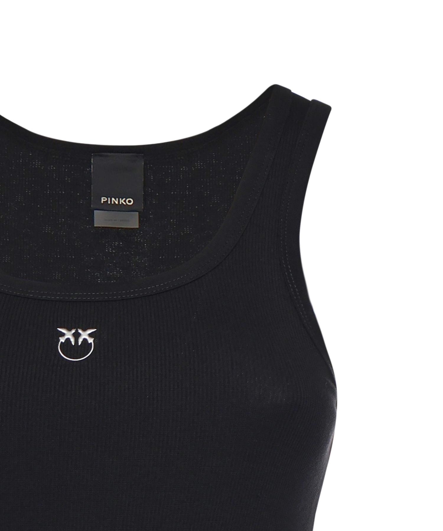 Canotta con logo Love Birds 100807 A338Z99 PINKO 