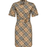 Abito chemisier in cotone Check 8111701 B9368 BURBERRY 