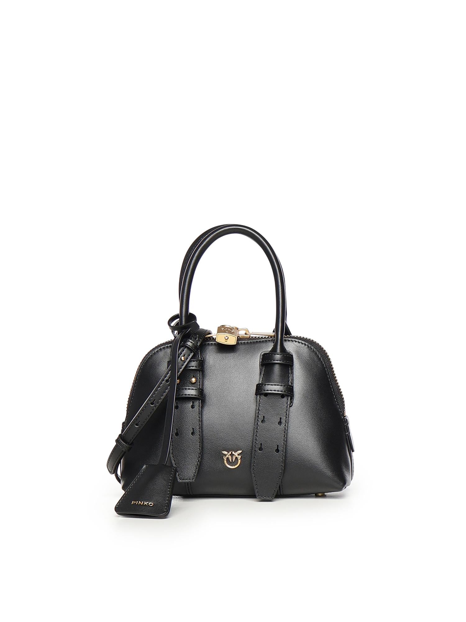 Borsa a mano Escape Bag in pelle 105333 A0QOZ99Q PINKO 