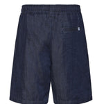 Short Casablanca in lyocell 026SH088DE BLU SCURO WOC 