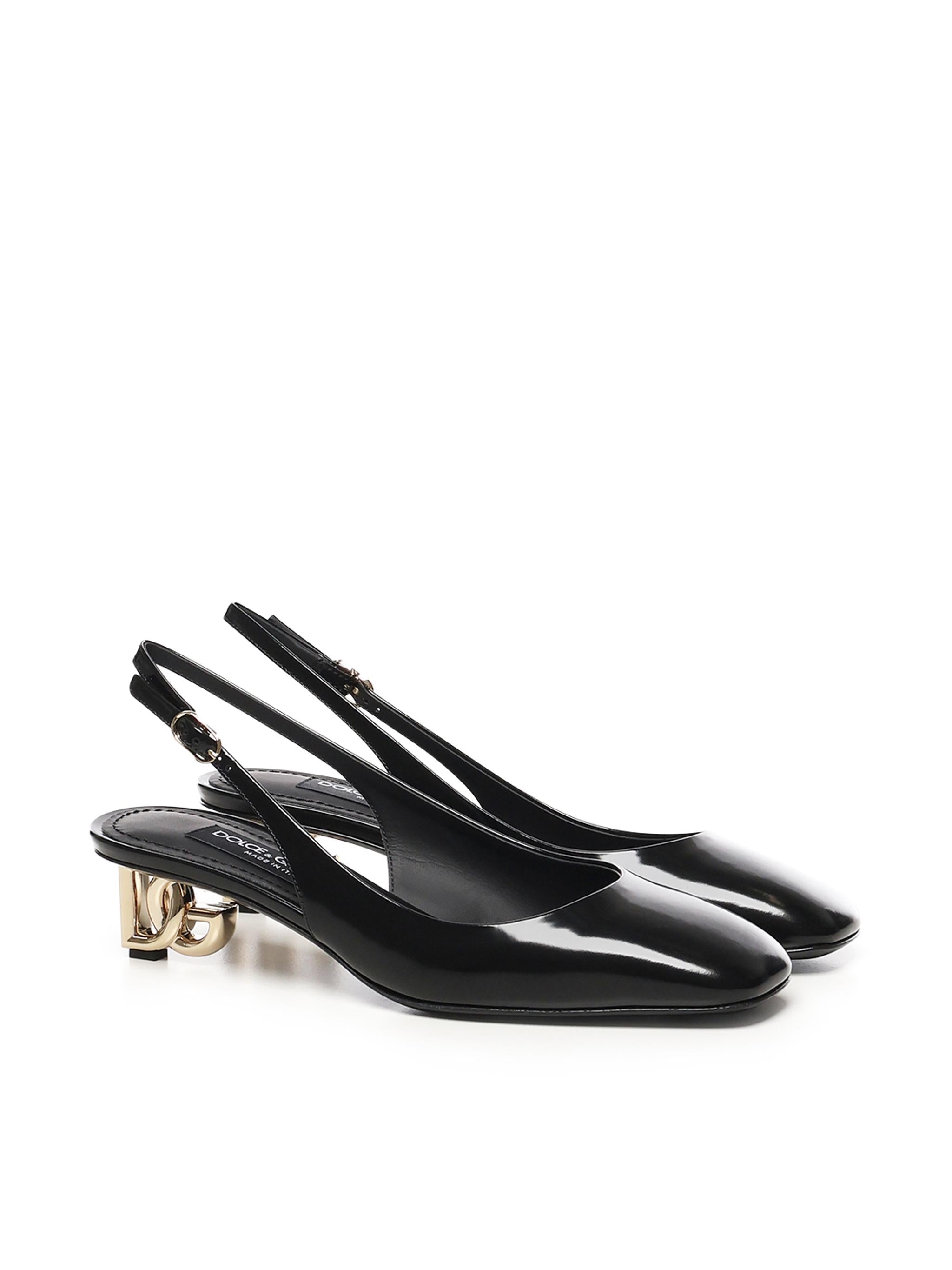 Slingback in vernice CG0913 A103780999 DOLCE & GABBANA 