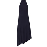 Abito asimmetrico in viscosa AA9R2816W123C 413 ALAIA 