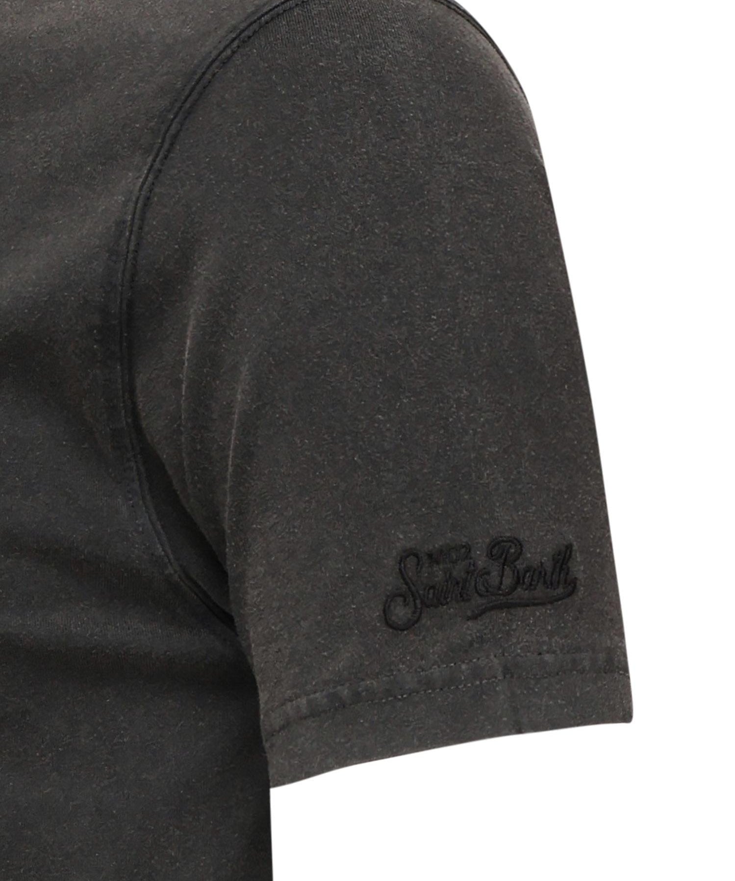 T-shirt Dover con logo<BR/> DOV0009 00045H MC2 SAINT BARTH 