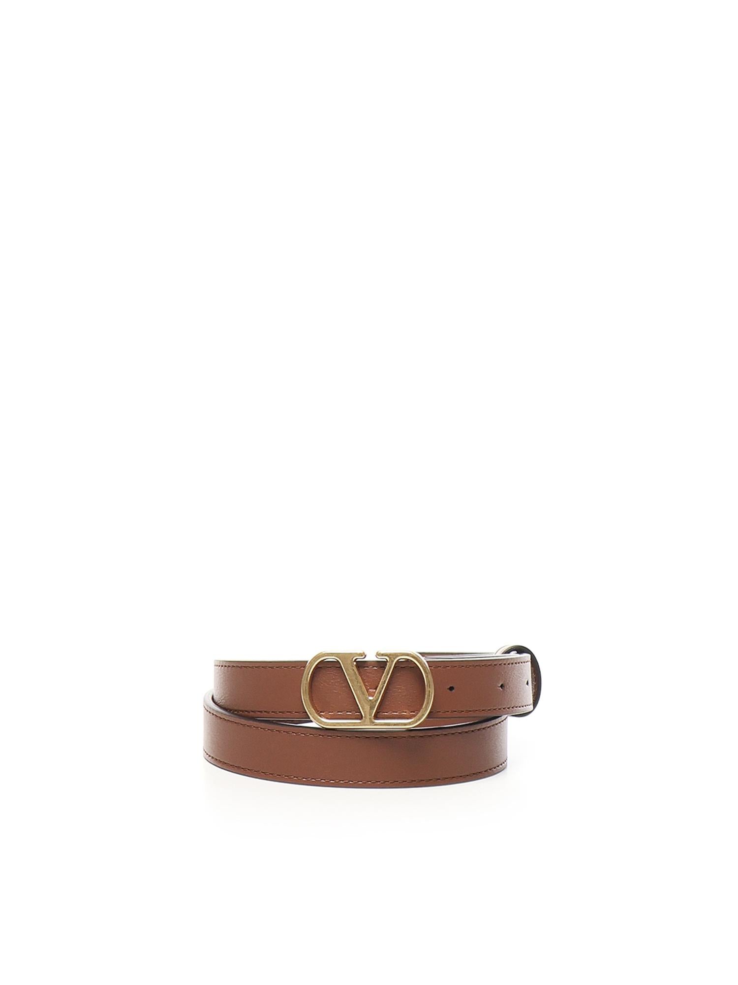 Cintura Vlogo Signature in pelle 7W2T0SM7 IYRWU2 VALENTINO GARAVANI 