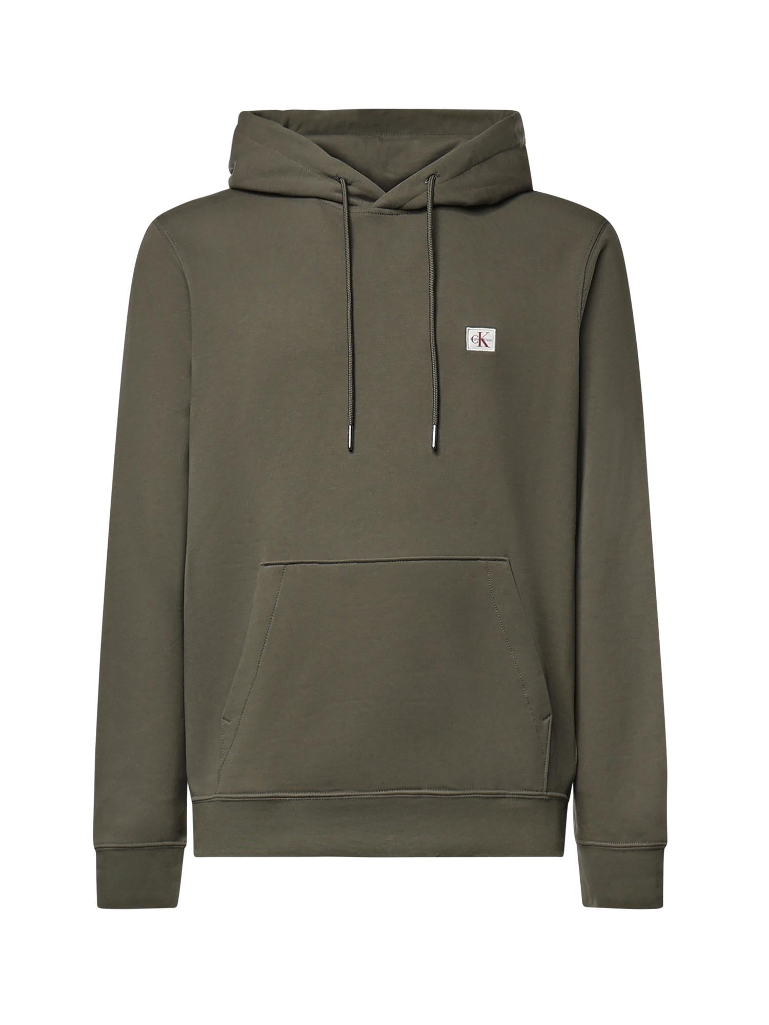 Felpa in cotone con cappuccio e logo LV04RG269G LDY CALVIN KLEIN 