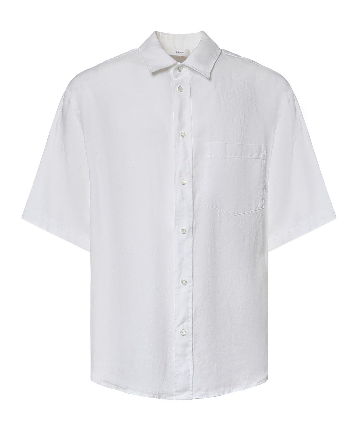 Camicia in lino G6AB0041 01 GRIFONI 