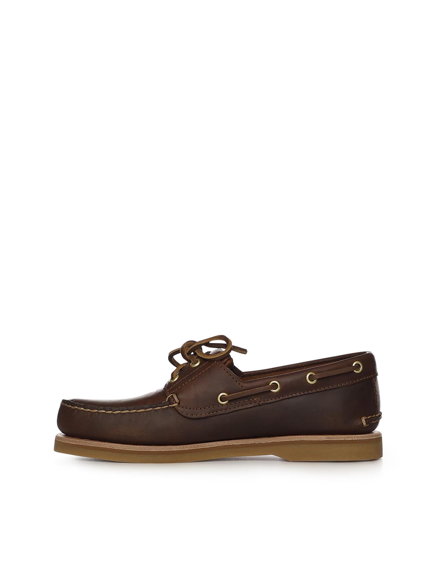 Scarpa da barca in pelle<BR/> TB0A2NUPEM41  TIMBERLAND 
