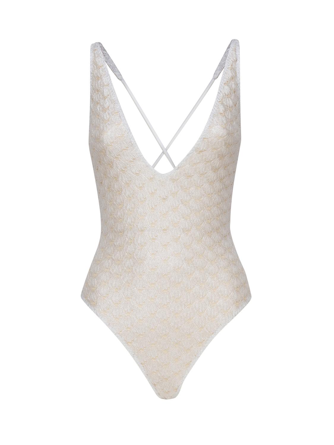 Costume intero con bretelline sottili incrociate MC22SP03 BR00TC14001 MISSONI 