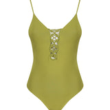 Costume intero con intreccio FC26M0 -F0501 FISICO 
