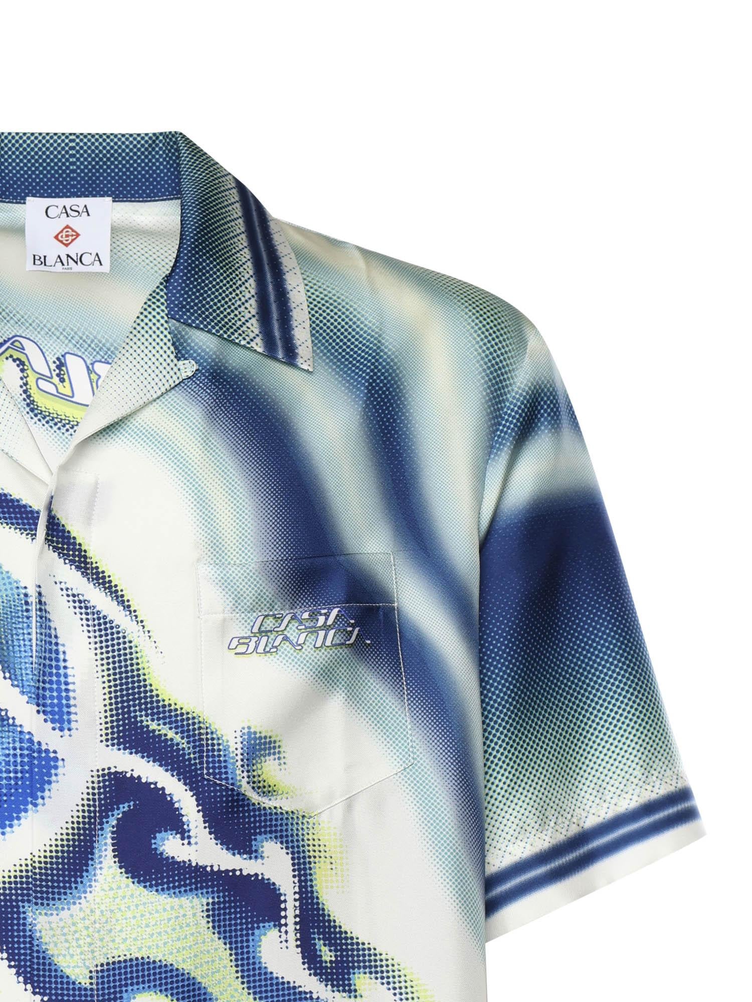 Camicia The art of the serve in seta MSP26SH003 06 CASABLANCA 