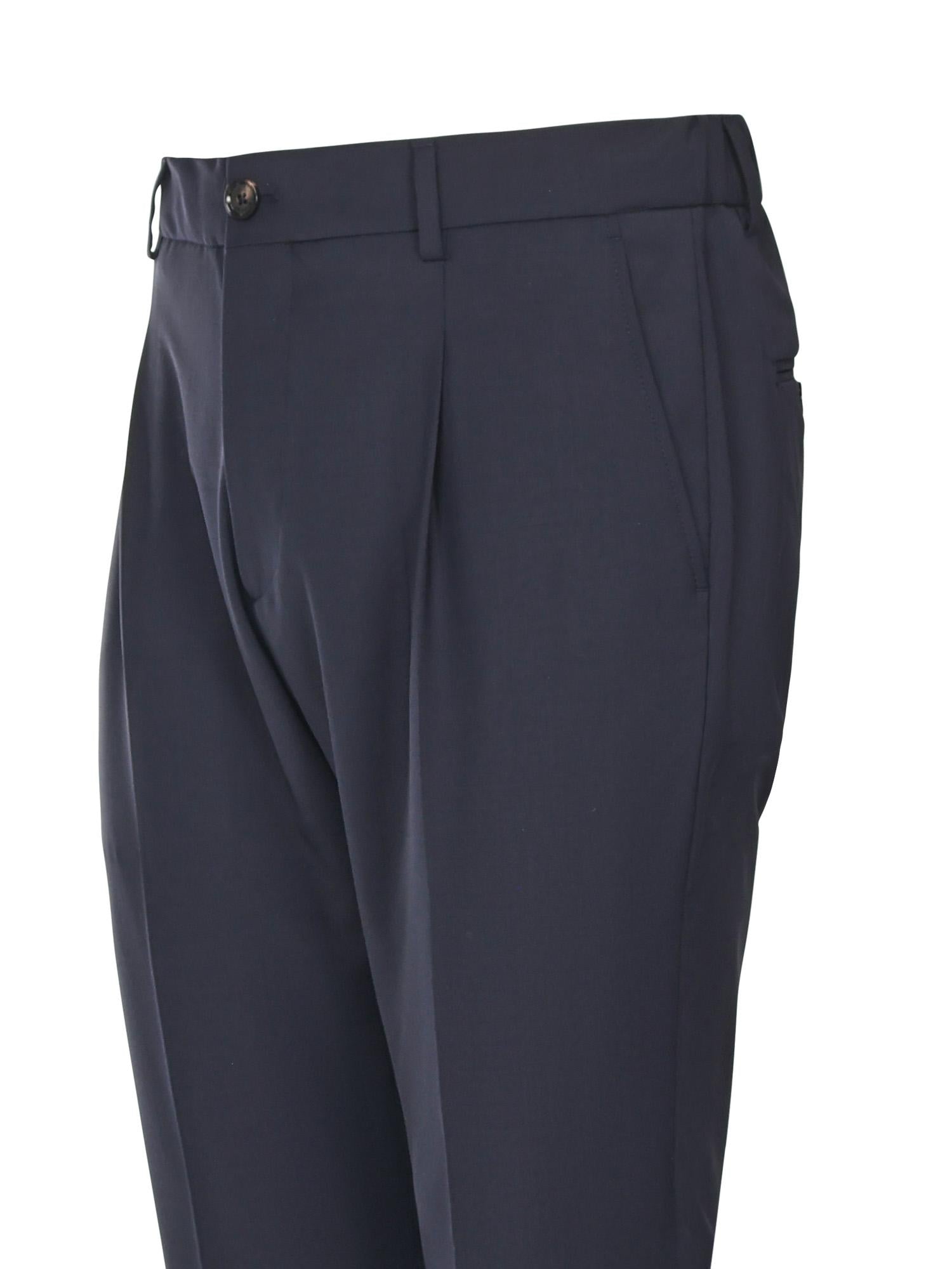 Pantaloni Riccardo RICCARDO CC TBCMNAVY BEABLE 