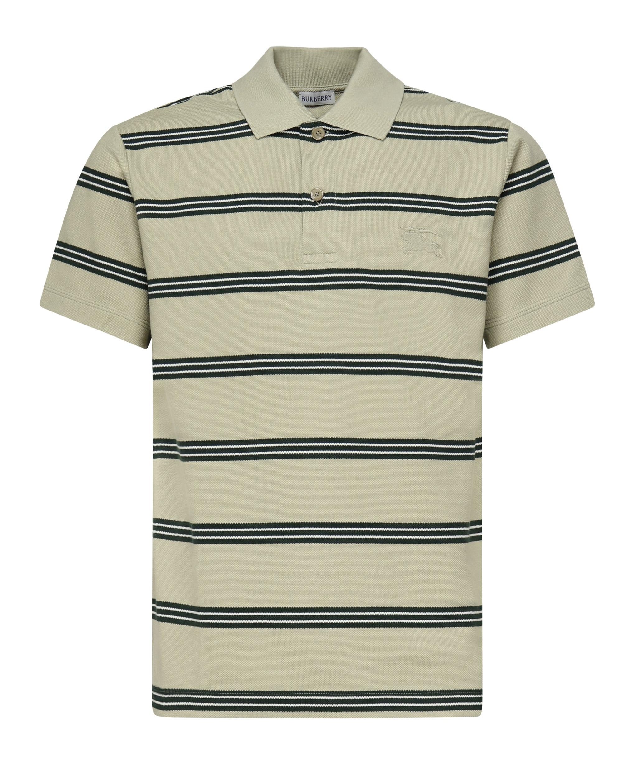 Polo in cotone a righe<BR/> 8106380 C2546 BURBERRY 
