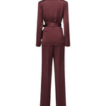 Tailleur Iris <BR/> TAILLEUR IRIS BORDEAUX THE ARCHIVIA 
