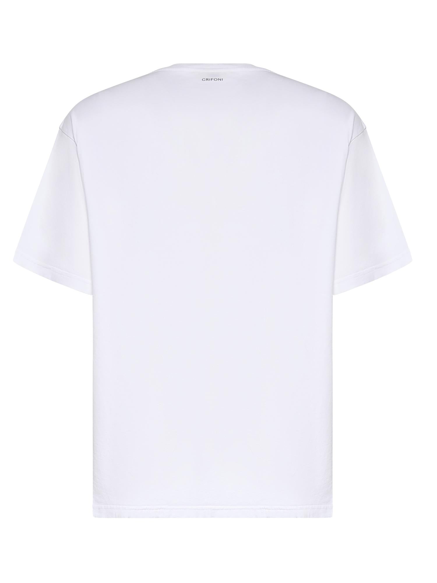T-shirt in cotone G6AB0030 01 GRIFONI 