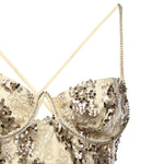 Mini abito Opal CD2819 GOLD FOR LOVE & LEMONS 