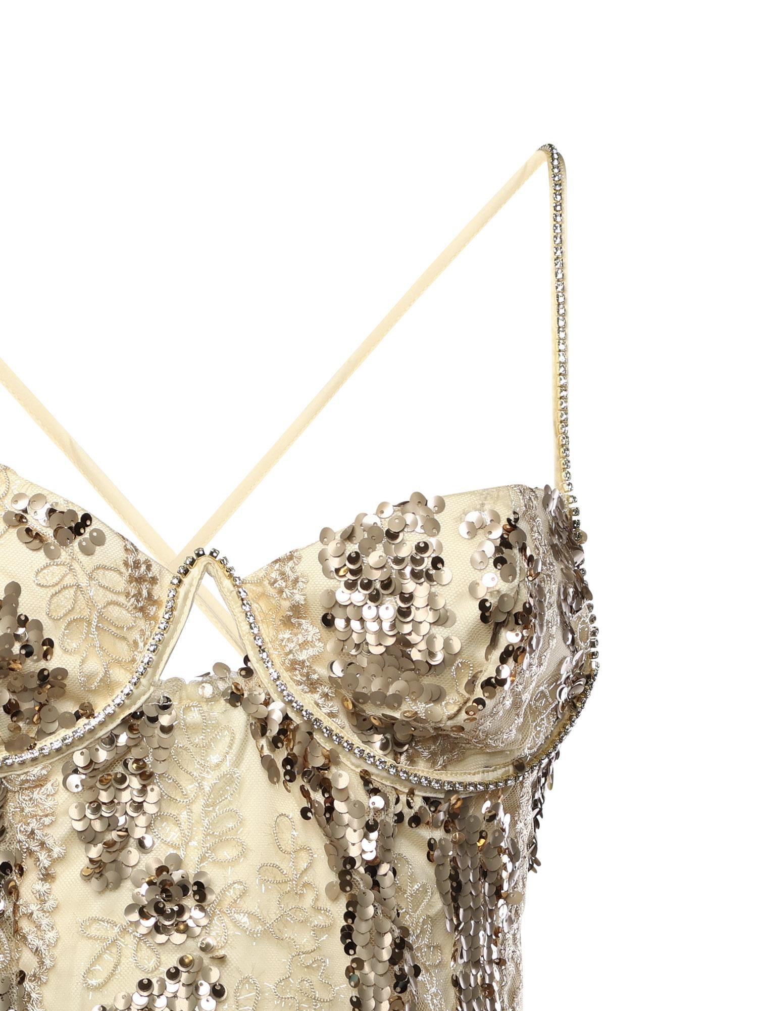 Mini abito Opal CD2819 GOLD FOR LOVE & LEMONS 