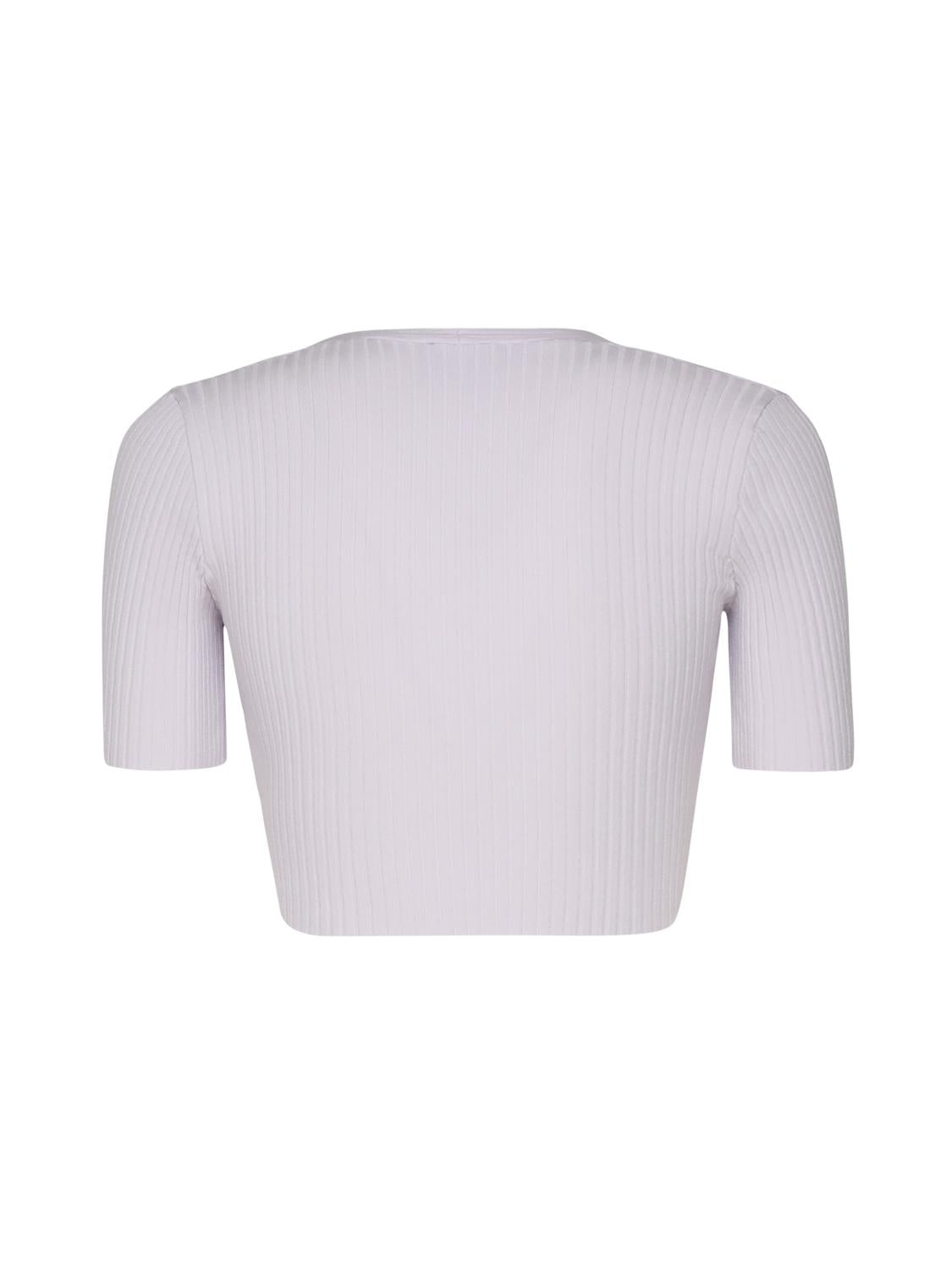Crop top in cotone 224MPU164FI0001 -0077 COURREGES 