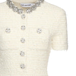 Mini abito in maglia bouclé<BR/> AW25028S C SELF-PORTRAIT 