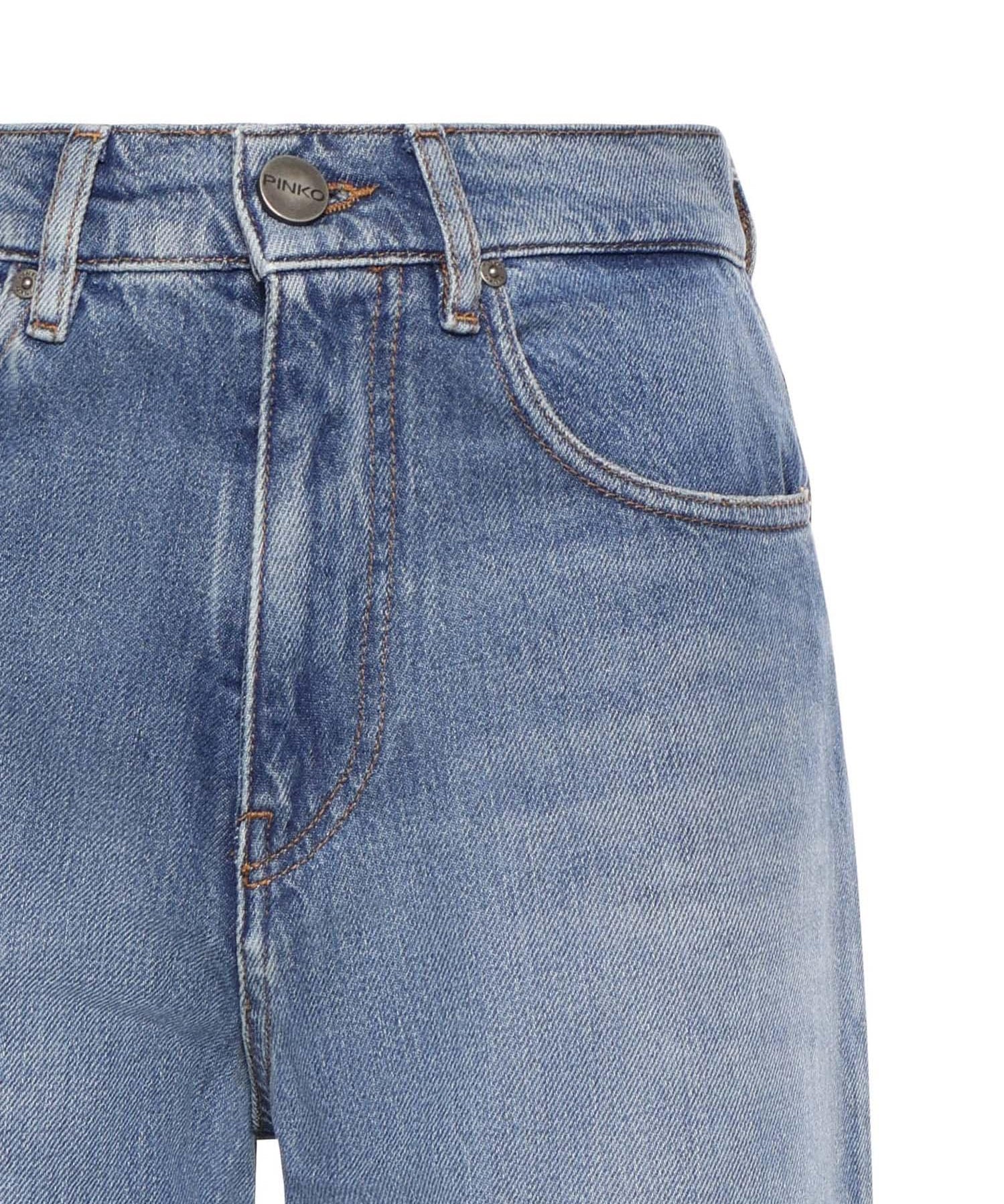 Jeans balloon fit con scoloriture 103857 A341PJF PINKO 