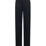 Pantaloni Minimal in satin stretch<BR/> 850693 TMO541000 BALENCIAGA 