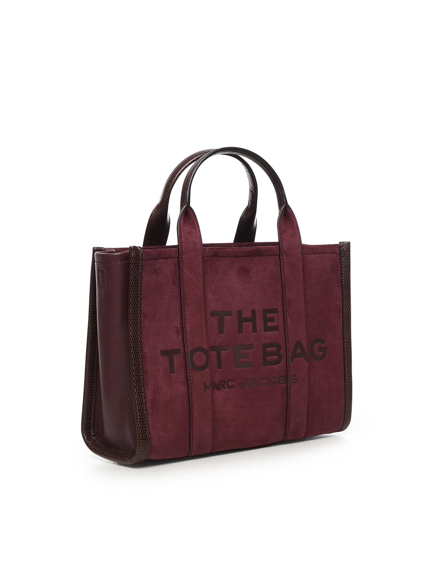 Borsa The medium tote in pelle scamosciata 2F5HTT029H01 510 MARC JACOBS 