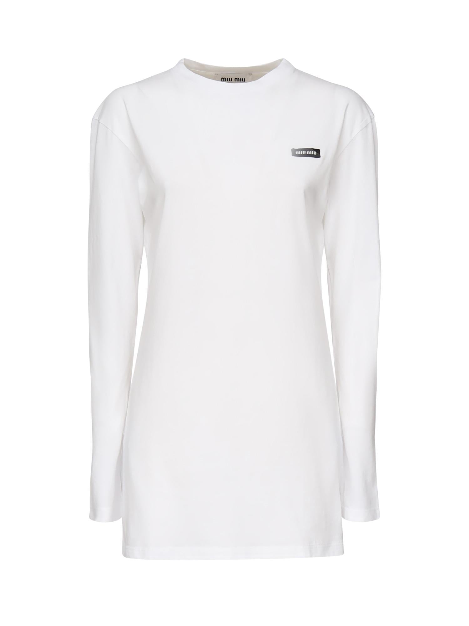 Set di tre t-shirt in jersey<BR/> MJE15 17UZF0UP4 MIU MIU 