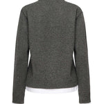 Maglia in cashmere con logo MMLB61 174KF0480 MIU MIU 