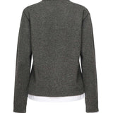 Maglia in cashmere con logo MMLB61 174KF0480 MIU MIU 