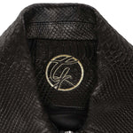 Bomber Florence in pelle FLORENCE PITONENERO GIULIANO GALIANO 