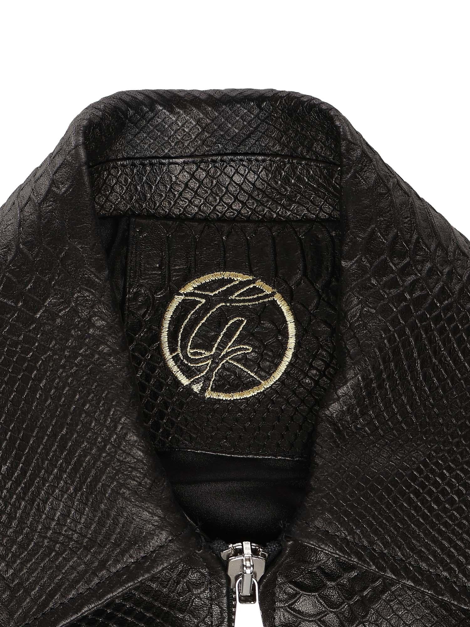 Bomber Florence in pelle FLORENCE PITONENERO GIULIANO GALIANO 