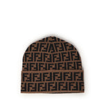 Beanie in lana FF jacquard FXQ939 AQ8DF0QE1 FENDI 