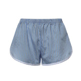 Shorts Deya in misto viscosa a righe SHFS22066923  THE FRANKIE SHOP 