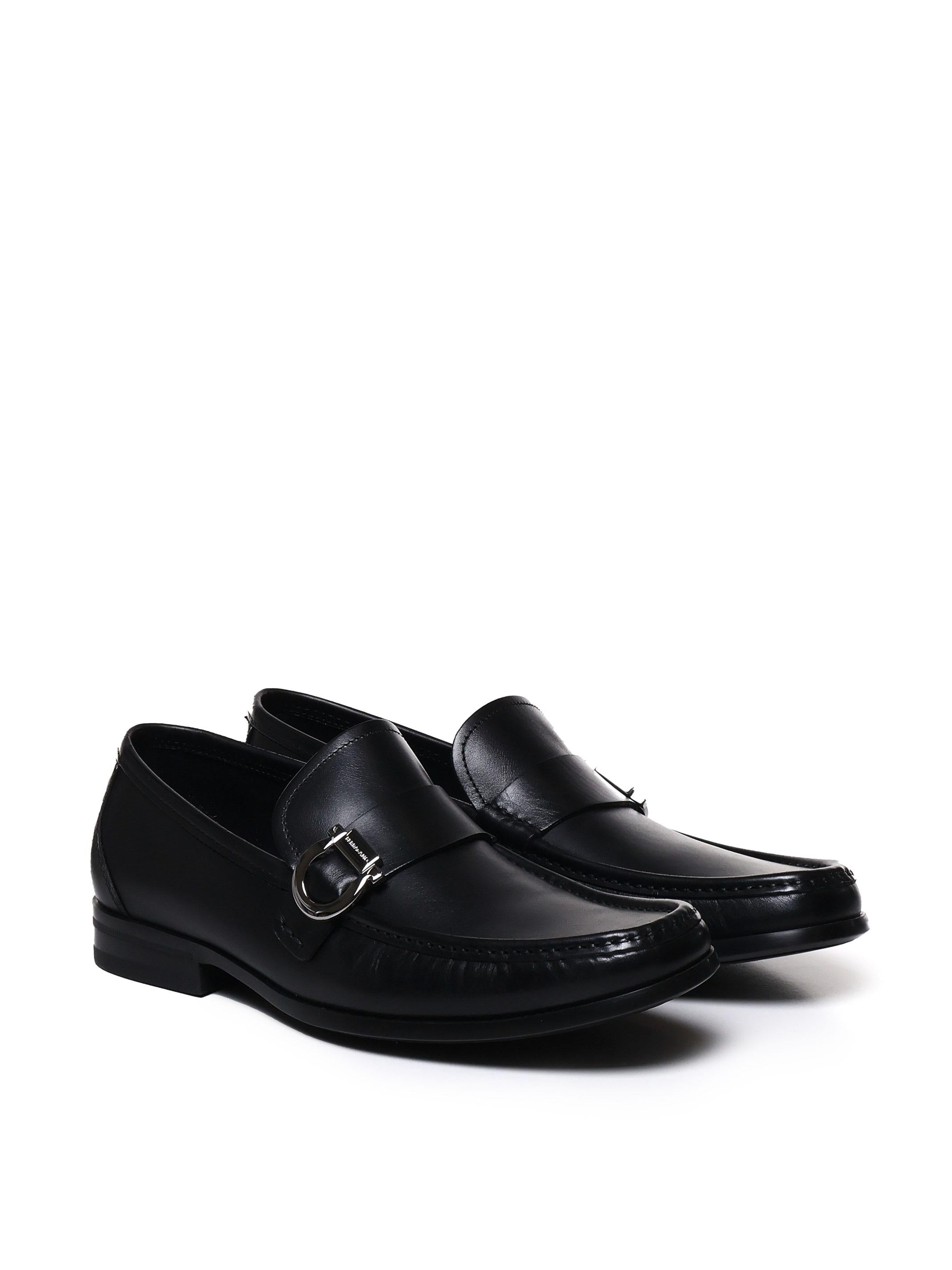 Mocassini in pelle Gancini 027963 775114007 FERRAGAMO 