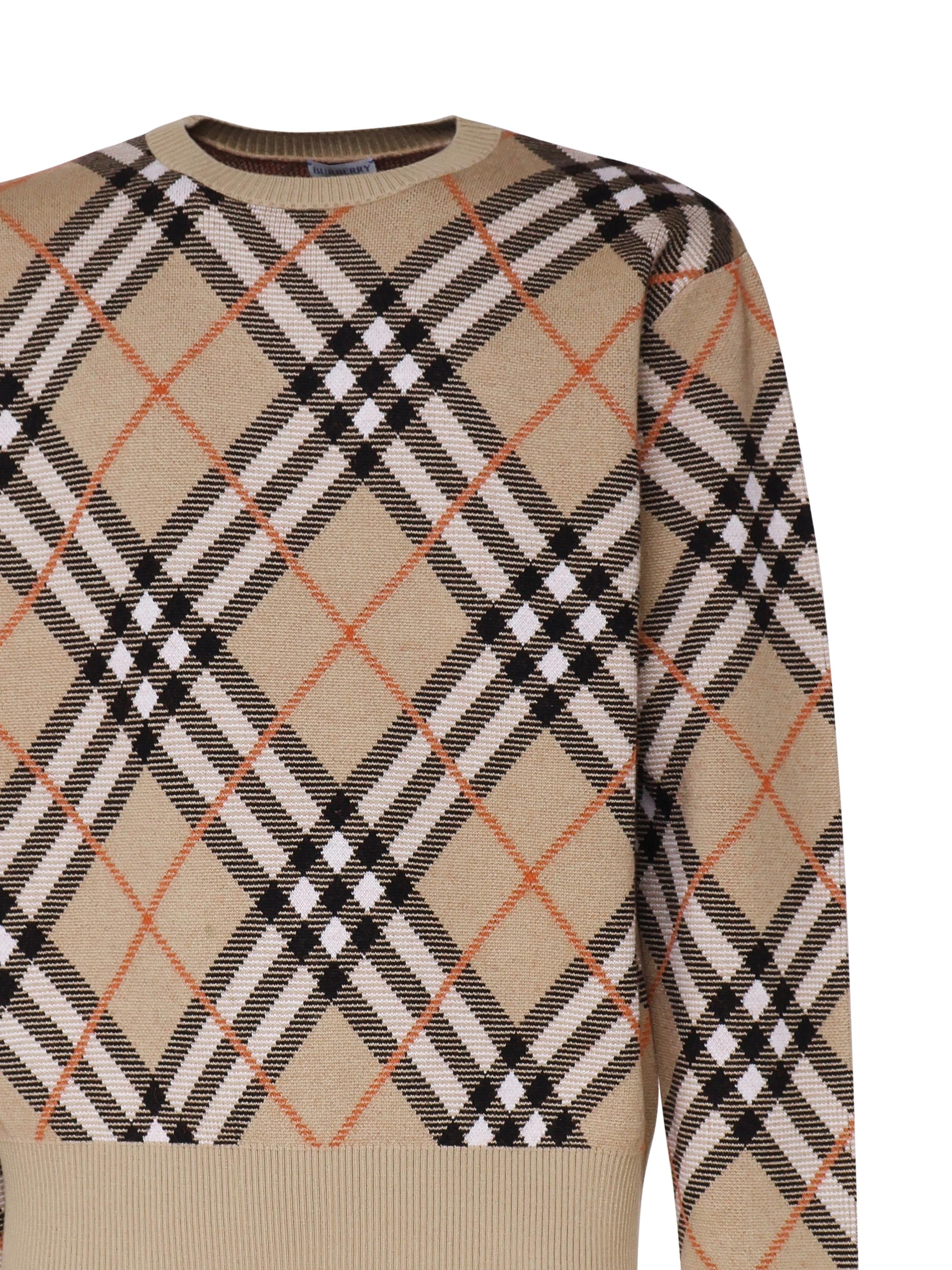 Maglioncino in lana Vintage check 8093497 B9368 BURBERRY 