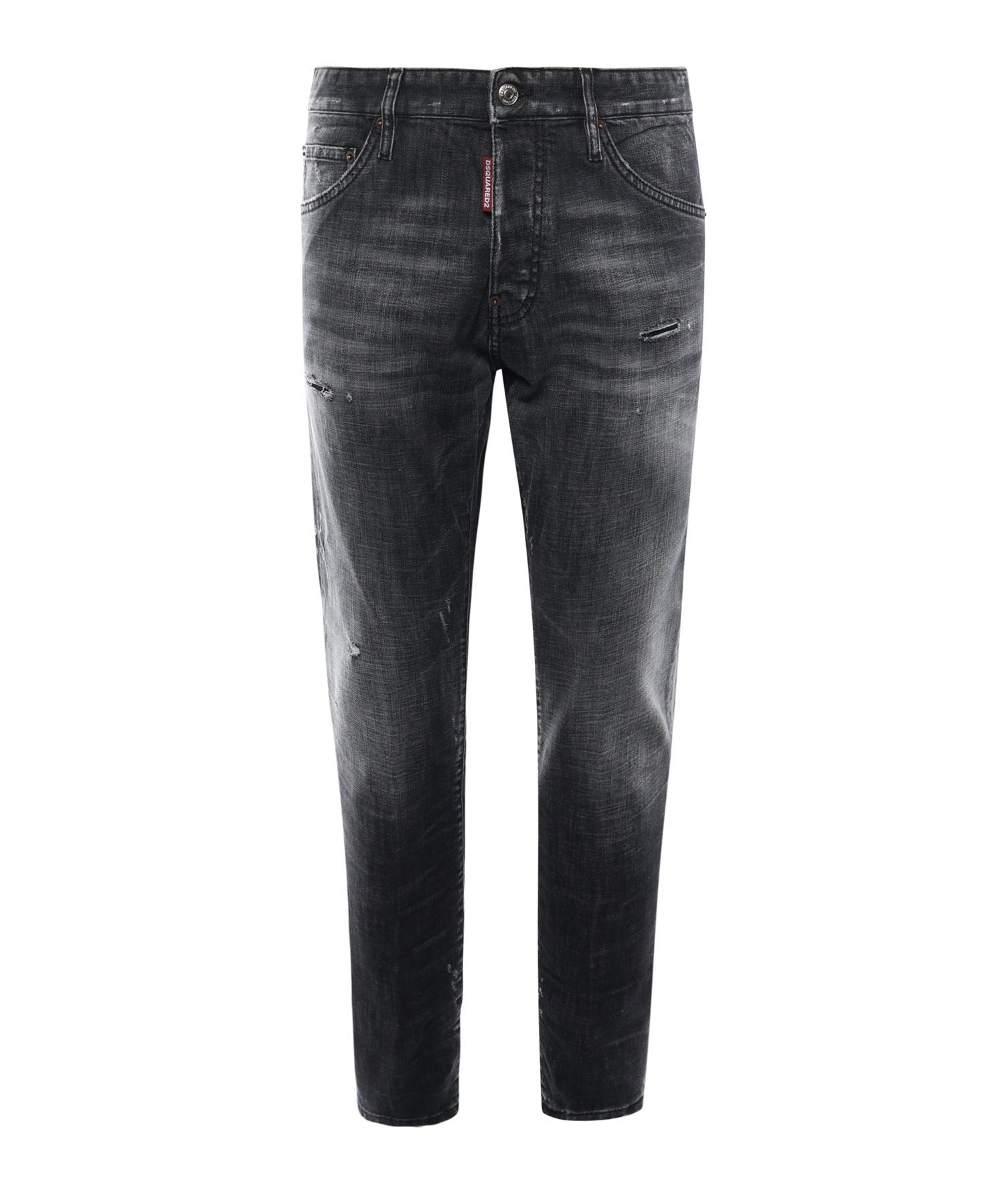 Jeans in denim di cotone stretch S74LB1910 S30357900 DSQUARED2 