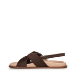 Sandalo Christine in satin A57175 CIOCCOLATO CARMENS 
