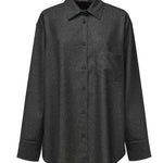 Camicia Oversize Georgina T160901B TNW045GREY MELANGE THE ANDAMANE 