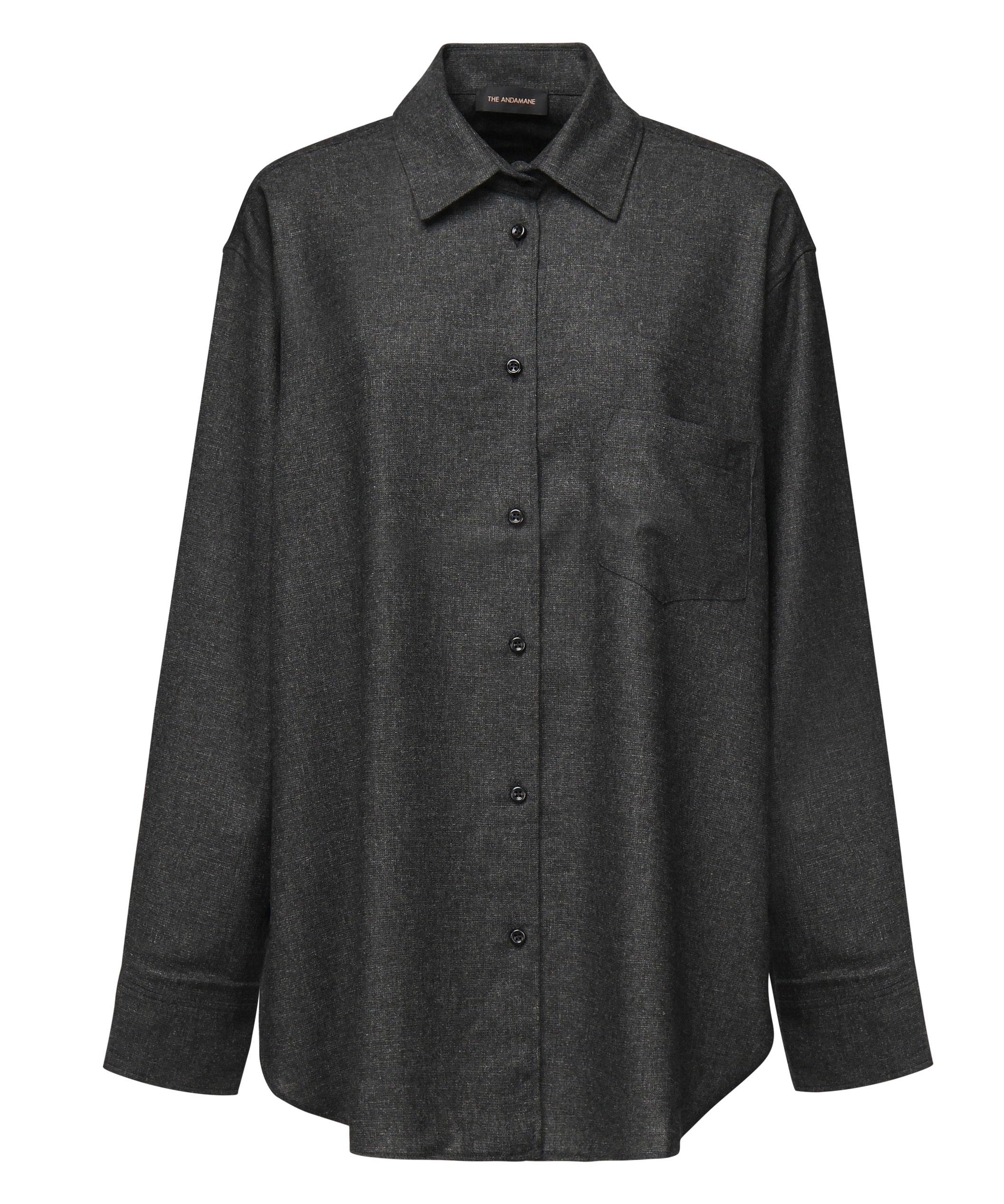 Camicia Oversize Georgina T160901B TNW045GREY MELANGE THE ANDAMANE 