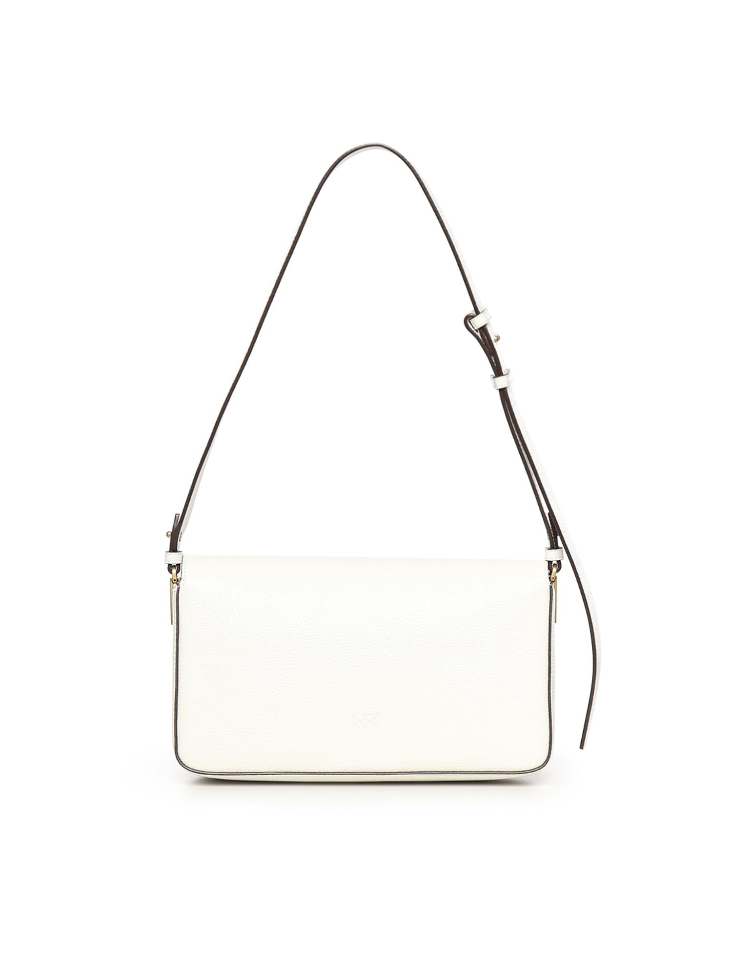 Borsa a spalla media Love Bag One Slouchy in pelle 106243 A2X6Z15Q PINKO 