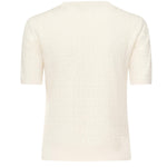 Maglia in cotone e viscosa FF jacquard FZXD57 AUZRF0ZNM FENDI 