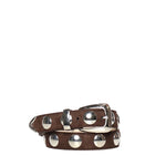 Cintura Benny in pelle con borchie 10014 726899 KHAITE 
