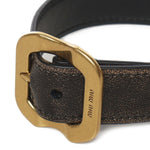 Bracciale in pelle con fibbia 5IB686 AF6PF0EFU MIU MIU 