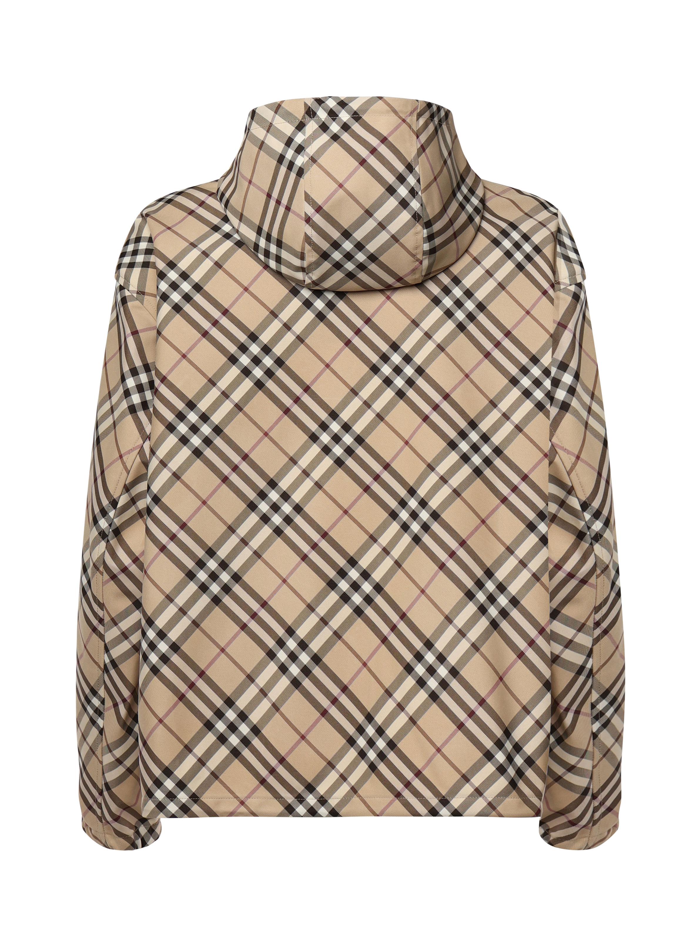 Giacca in twill Check 8101493 A5686 BURBERRY 