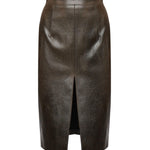 Claudia leather skirt 25FWNGN-0009 VINTAGE NINEMINUTES 